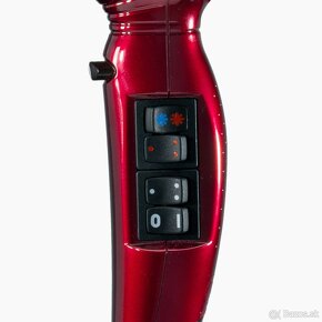 FÉN BaByliss Veloce 2200W červený + darček - 7