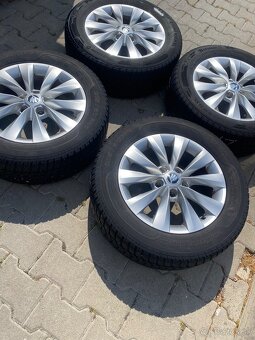 Elektróny Škoda 5x112 r16 215/60 (letné+zimné) - 7