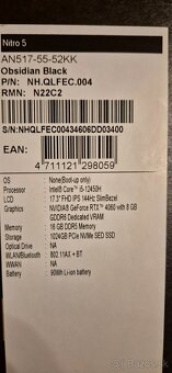 Acer Nitro 5 RTX 4060 - 7