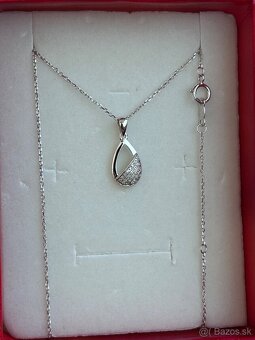 Zlatý náhrdelník s diamantami - 7