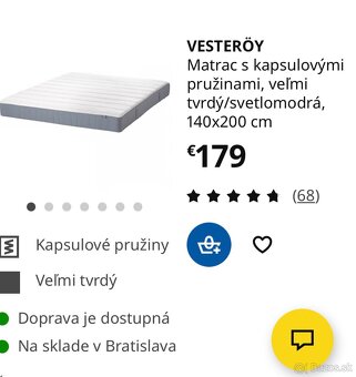Postel 140x200 IKEA - 7