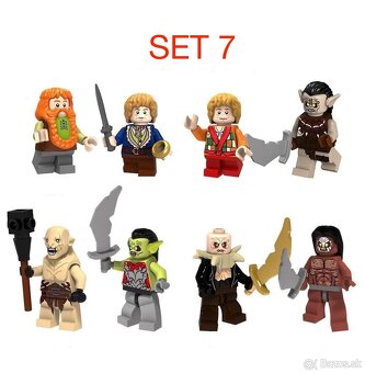 Figúrky pán prsteňov 2 (8ks) typ lego, nové - 7