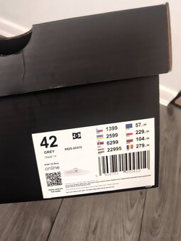 DC Shoes Trase TX veľ. 42 (27,5cm) kožené, biely mix - 7