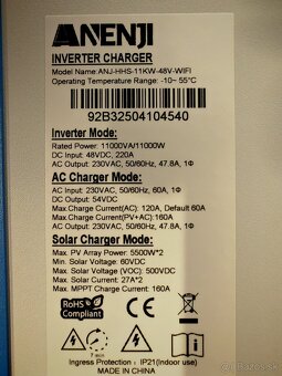 11 Kw hybridný menič 48V wifi - 7