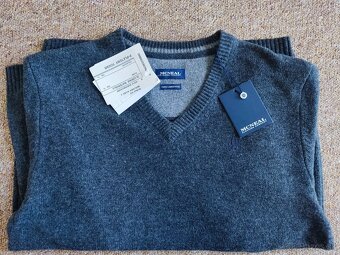 Vlnený sveter McNeal 100% jahňacia vlna Merino - Nový - 7