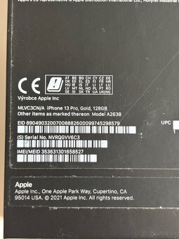 Apple iPhone 13 Pro 128GB Gold - 7