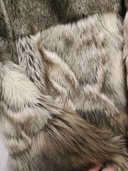 Zara ,Bunda kožuch z umelej kožušiny - 7