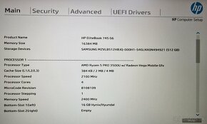 HP EliteBook 745 G6 / AMD Ryzen 5 / 16GB RAM / 512GB SSD - 7