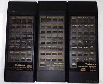 ORIGINALNE dialkove ovladace na CD prehravac TECHNICS, JAPAN - 7