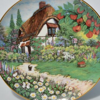 rezerve Lilliput Lane - 6 porcelánových tanierov z 1 série - 7
