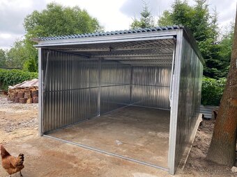 Pozinkovaná Plechová garáž 3x5m Doprava Montáž grátis po SK - 7