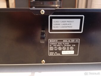 cd player SONY CDP-411 - 7