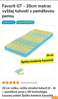 Predám manželskú postel 160x200 - 7