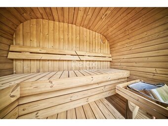 Sauna CUBE MIDI z termo dřeva - 7