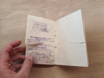 Cestovný pas, Slovenský štát 1940 Krupina - 7