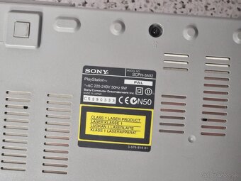 PS1 / SCPH-5502 PLAYSTATION 1 + GAMEPAD PREPAJACI KABEL GAME - 7