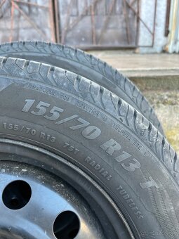 4x100 r13 kolesá + letné 155/70 r13 Matador - 7