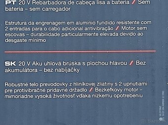 Aku uhlová brúska s plochou hlavou PPWSFA 20-Li C4 Záruka - 7