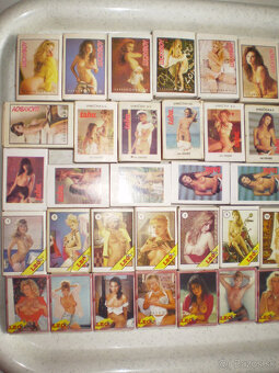 retro žolikové karty a zápalky - 7