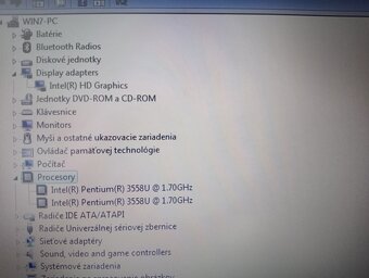 predám 15,6" notebook chiliGREEN / 4gb ram / Windows 7 - 7