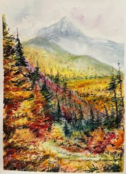 NOVÉ nádherné AKVARELOVÉ maľby - 7