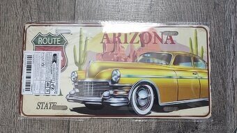 Predám retro plechové cedule, tabule sú nové s 3D efektom - 7