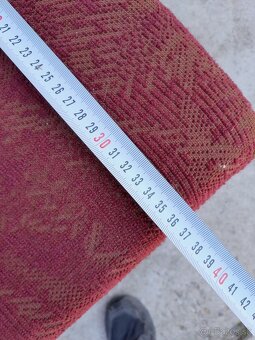 Predám bordové taburetky - 7