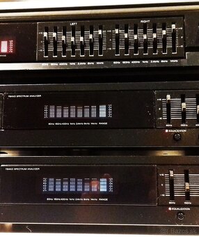 4x Equalizer SONY 2x9 pasmovy, 2x7 pasmovy, vyr. JAPAN = Eq3 - 7