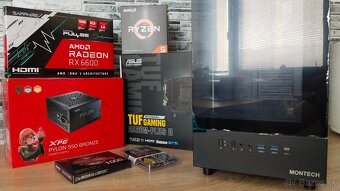 NOVÝ PC RYZEN 5 5500, 16GB RAM, 1TB, RX6600 8GB - 7