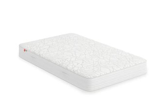 CÍLEK - študentská posteľ WHITE + čelo, prísteľka, 2 matrace - 7