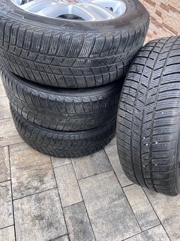 Volkswagen disky 5x112 r16 205/60 r16 +zimné pneumatiky - 7