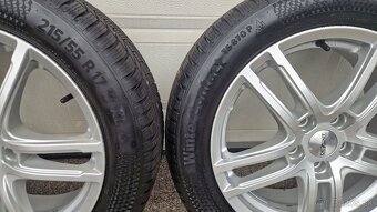 Zimné alu 215/55 R17, 5x112, Continental 870TS - 7