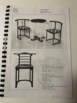 Josef Hoffmann Stolička-Viedenská secesia - 7
