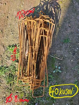 Predám betonársku oceľ-roxory a strmene - 7