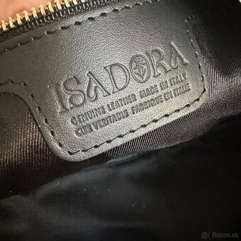 Talianska kabelka z brúsenej kože - 7