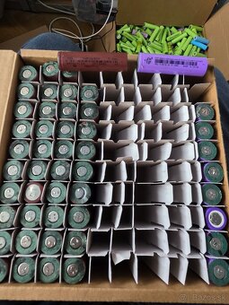 Predám použité články batérií 18650 - 7