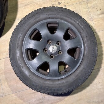 Originál Audi disky 5x112 R15 s pneu - 7