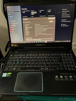 Predám Notebook Acer Predator Helios 300 - 7