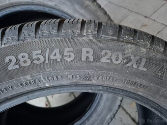 Predám 2ks zimne pneu Wintercontact 285/45  R20 XL - 7