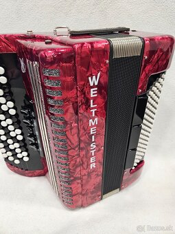 Chromaticky akordeon weltmeister romance 96b - 7