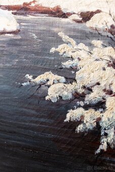 Zimné hory, sign.Strasser, 900 × 700 mm - 7