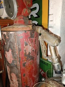 Starý benzínový stojan Esso 1932, původní, rare - 7
