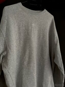 Sivá pánska mikina Adidas vo veľkosti XL - 7