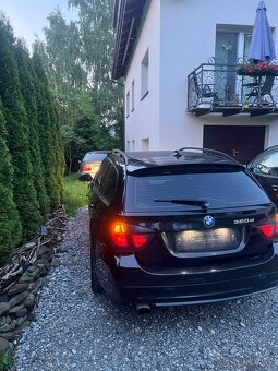 Bmw e91 zadné led svetlá čierno dymova LED BAR - 7
