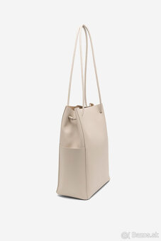 biela kožená kabelka ginno rossi - 7