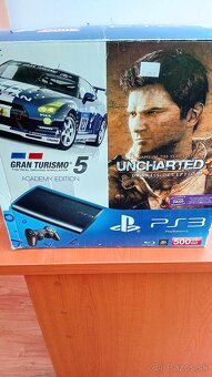 PS3 Super Slim 500 GB (NEFUNKČNÉ OVLADAČE) + HRY - 7