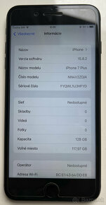 Apple iPhone 7 Plus 128 GB Jet Black / 100% batéria - 7
