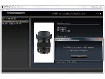 Sigma USB DOCK UD-01 pre Canon EF (nepoužitý) - 7