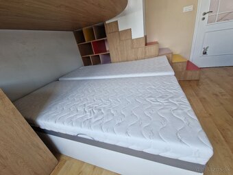 🏰 Detská rozťahovacia POSTEĽ "KRÁĽOVSKÝ HRAD MAXI" s vežič - 7
