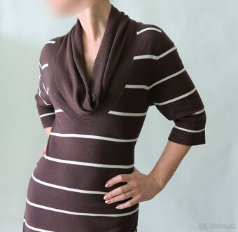 Pohodlné úpletové šaty Yessica XL-XXL - 7